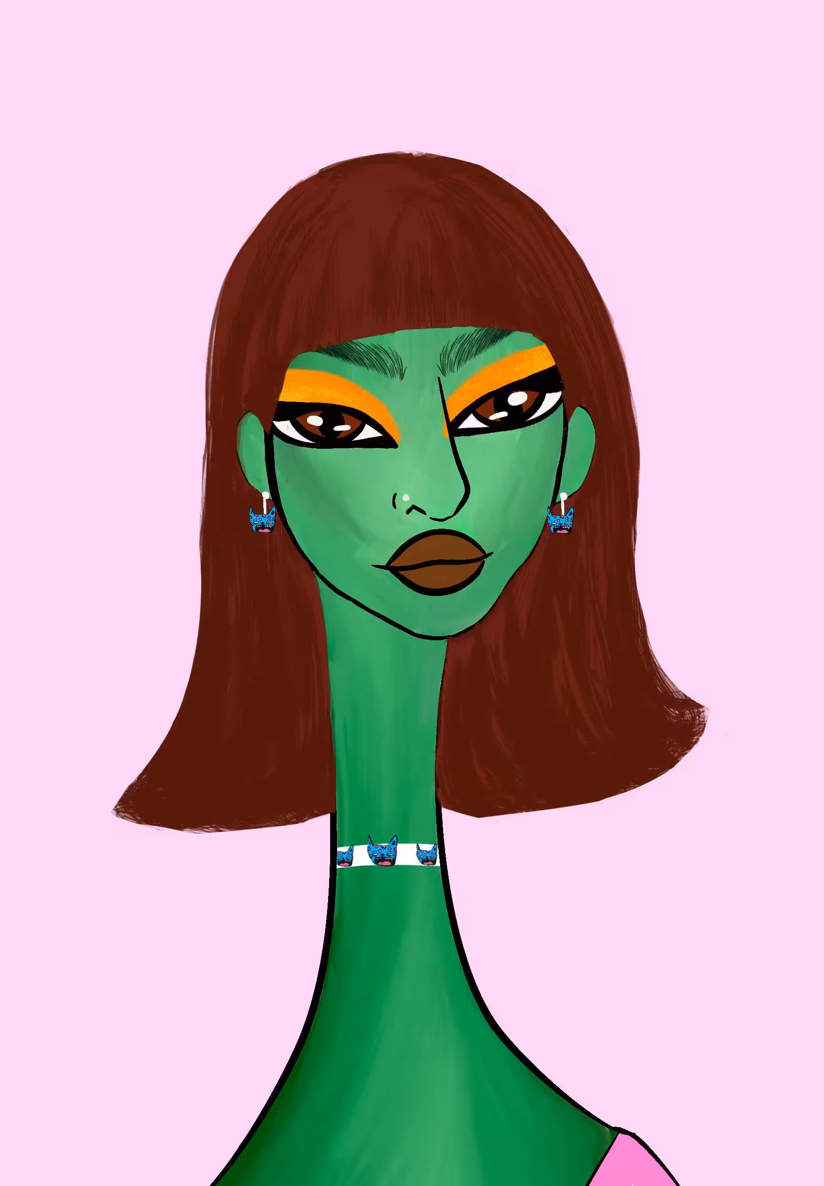 Long Neckie Ladies: Long Neckie Lady #1977