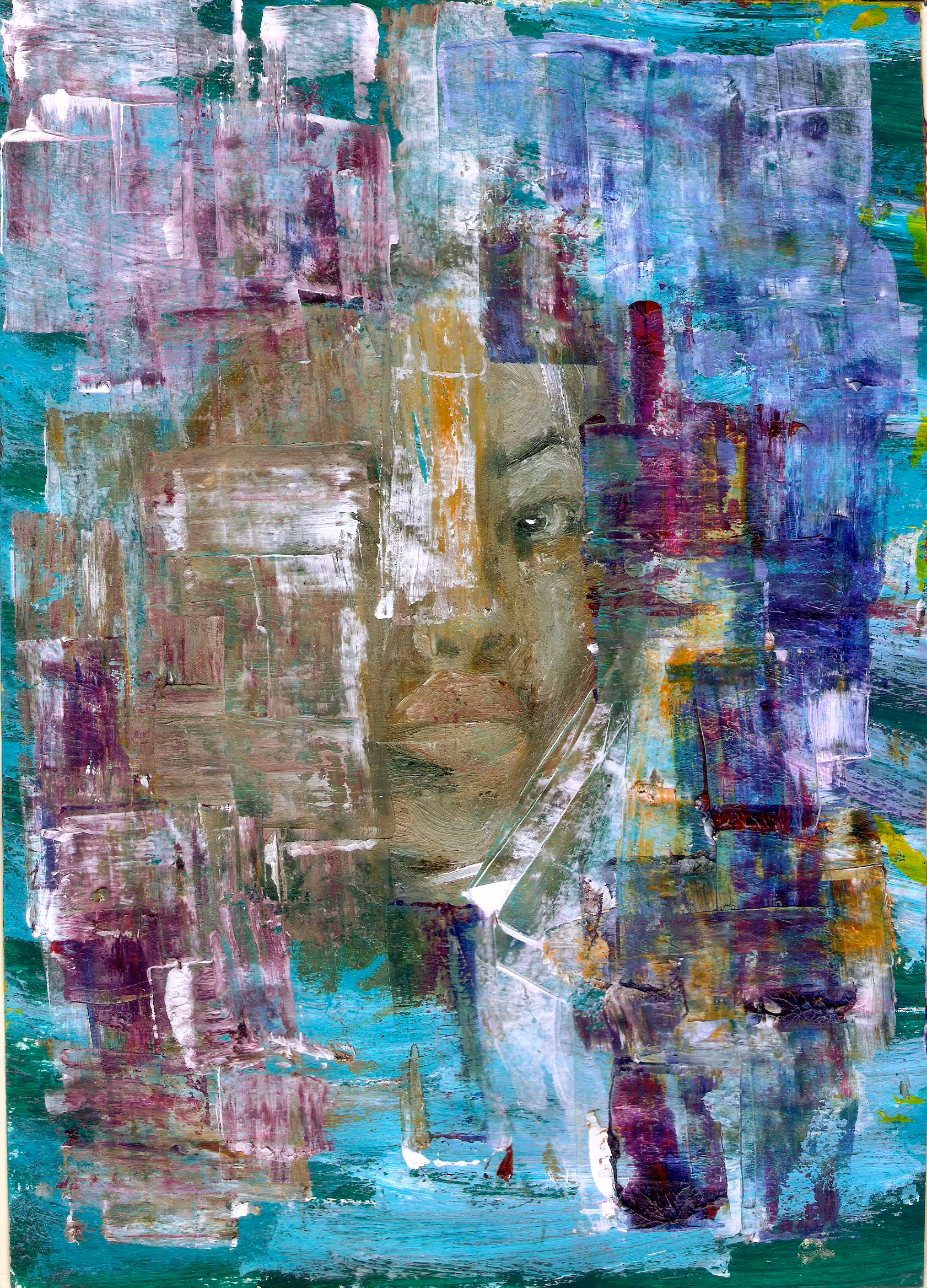 ABstract portrait African art: Sight 