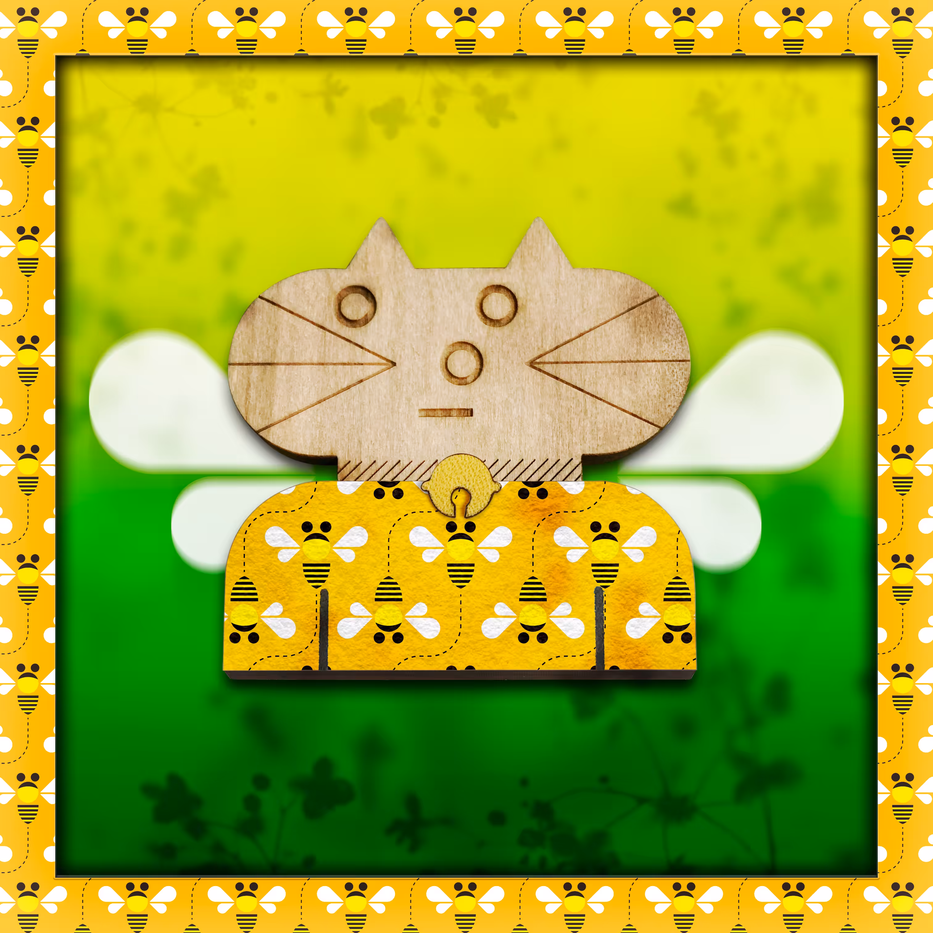 Pattern cat #033_Bee