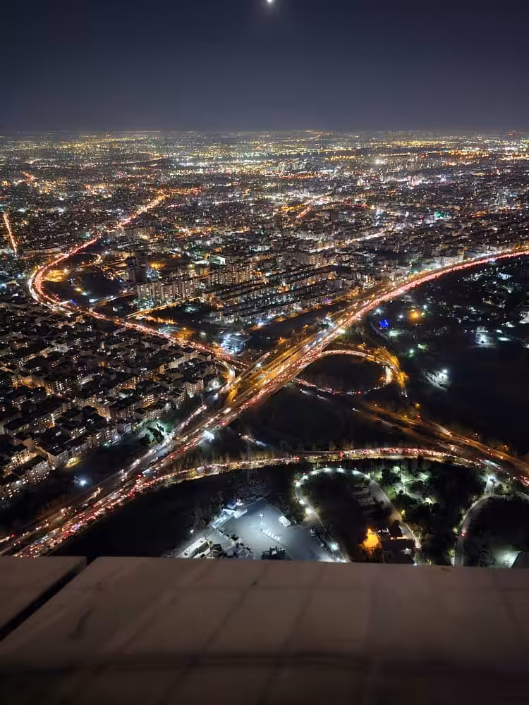Above the sky of Tehran