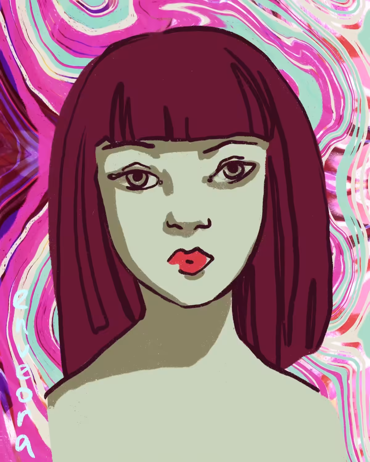 Brown-haired girl