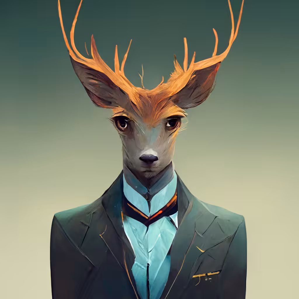 Psychedelic Art: Deer