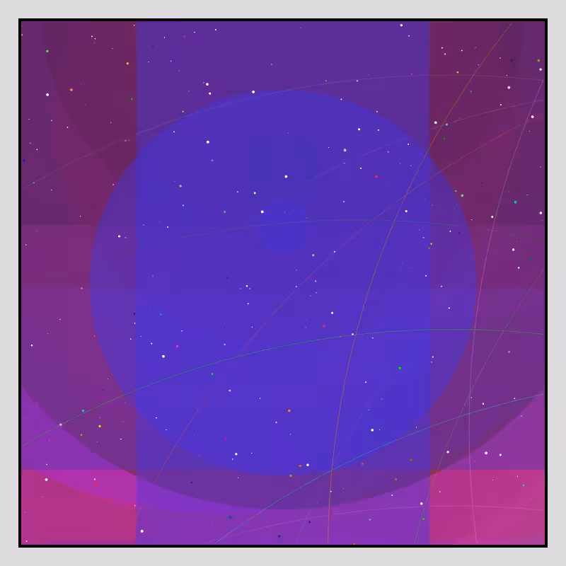 Color Field Starry B #133