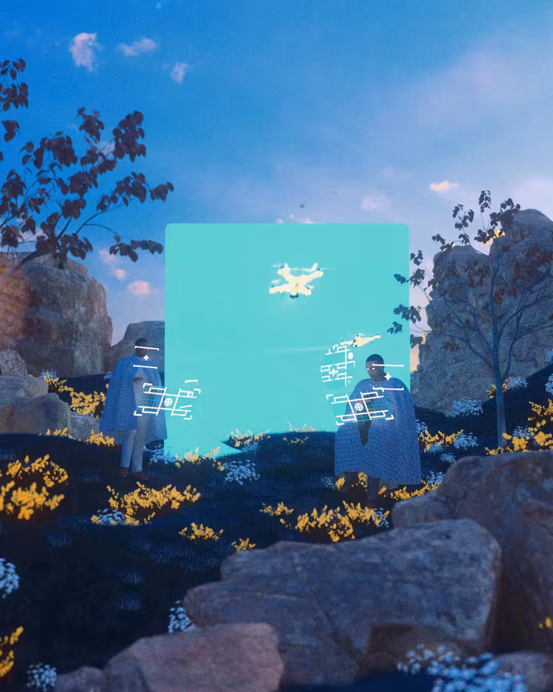 "Study Expedition on Azure Hill"