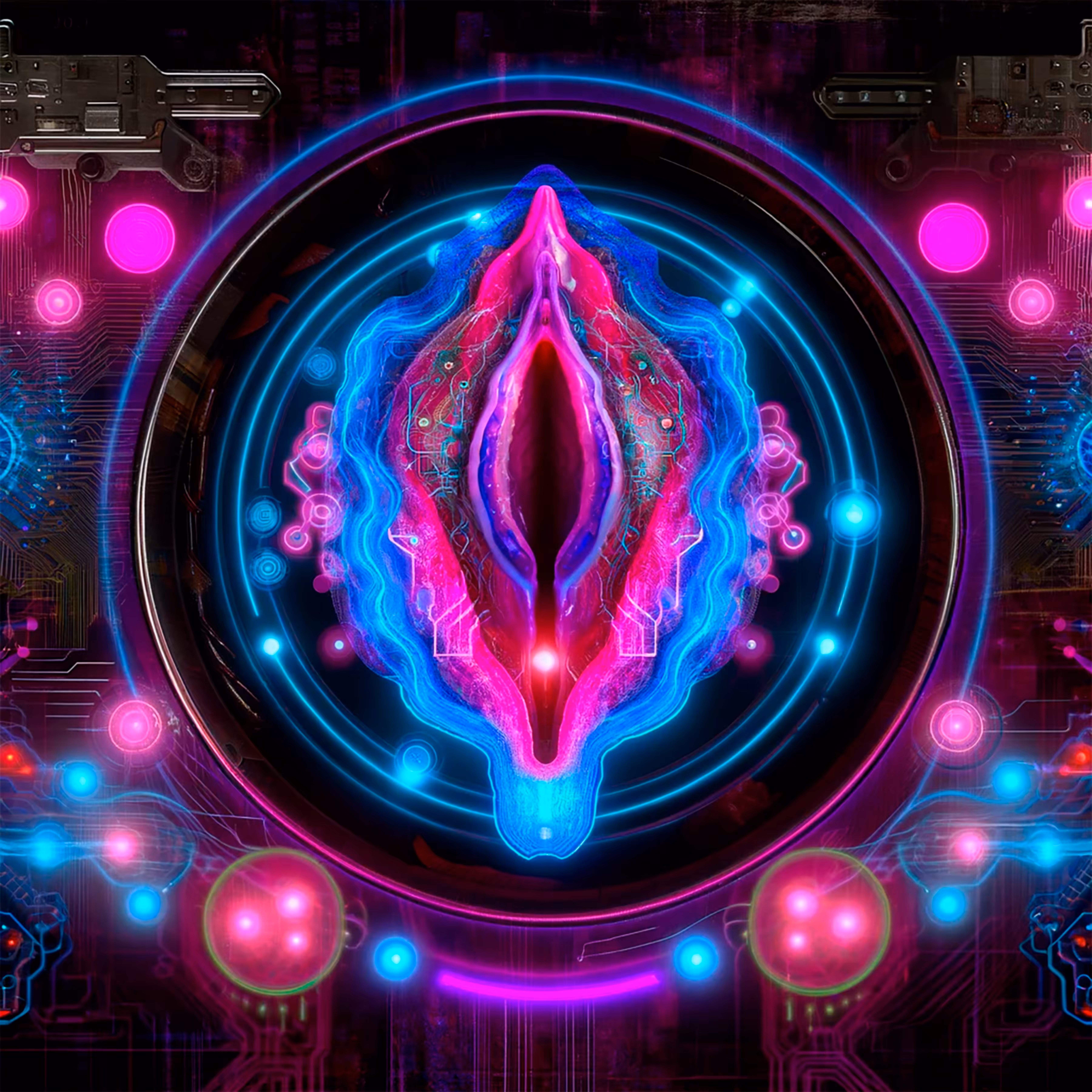 Neon Bloom: Cybernetic Sensuality