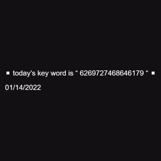 ◻️ today’s key word ...