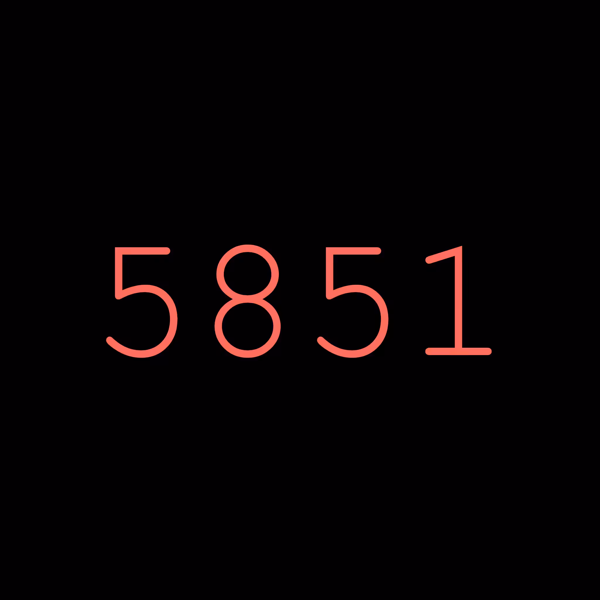 5851