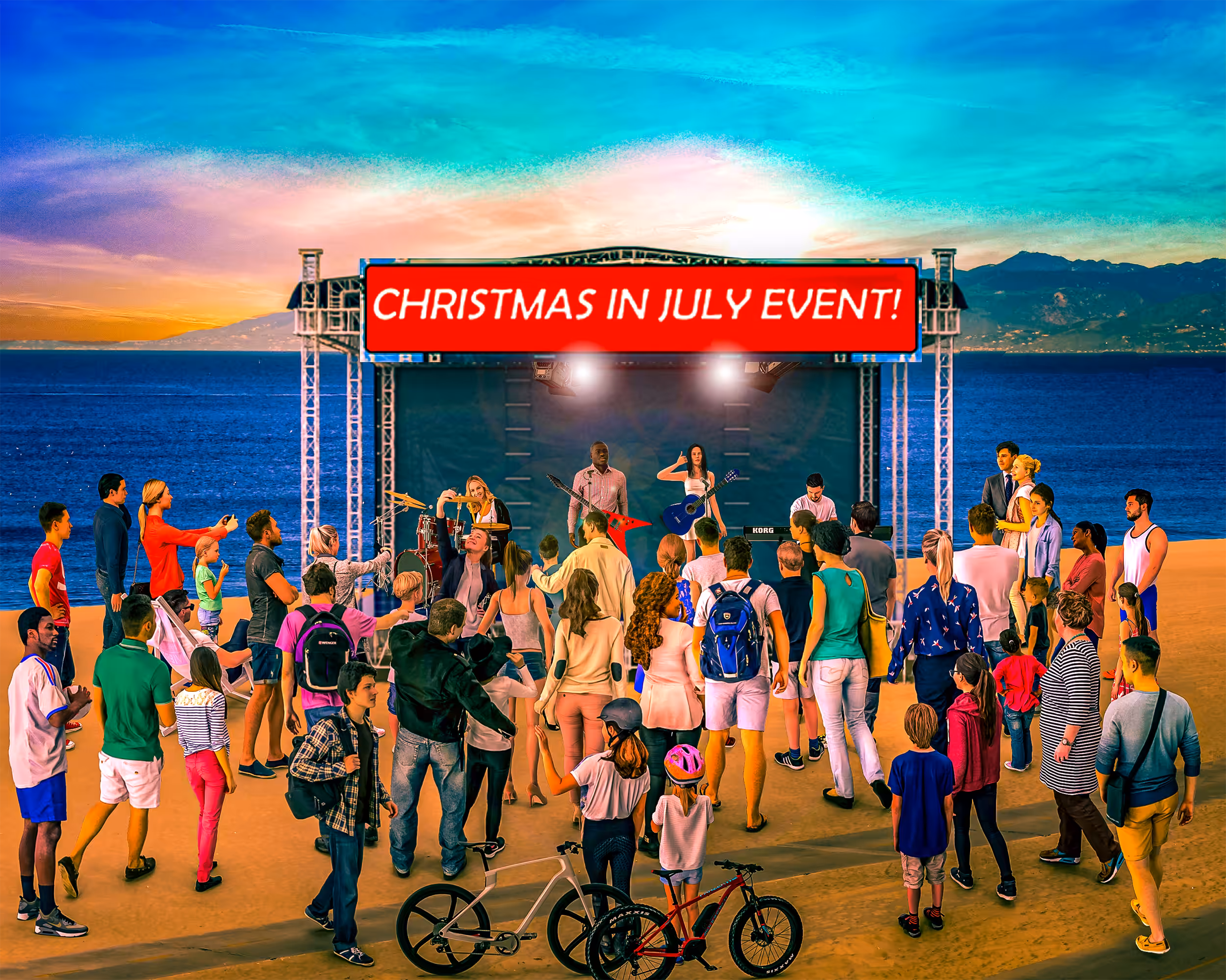 Christmas in July Sunset Concert