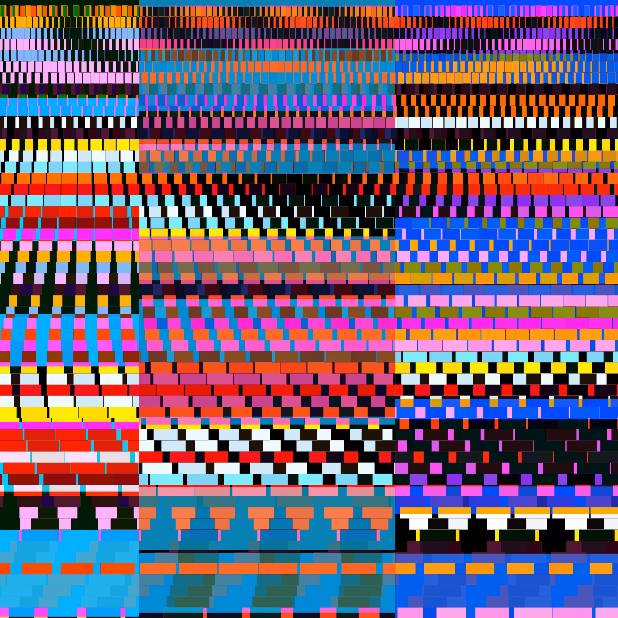 Glitchometry Stripes #118