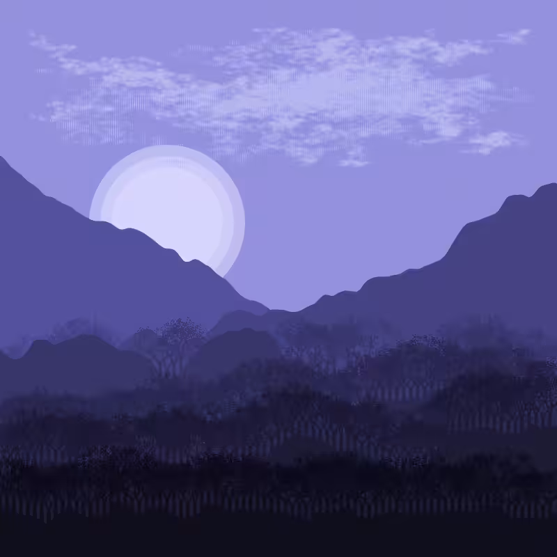 Generative Mountains #14