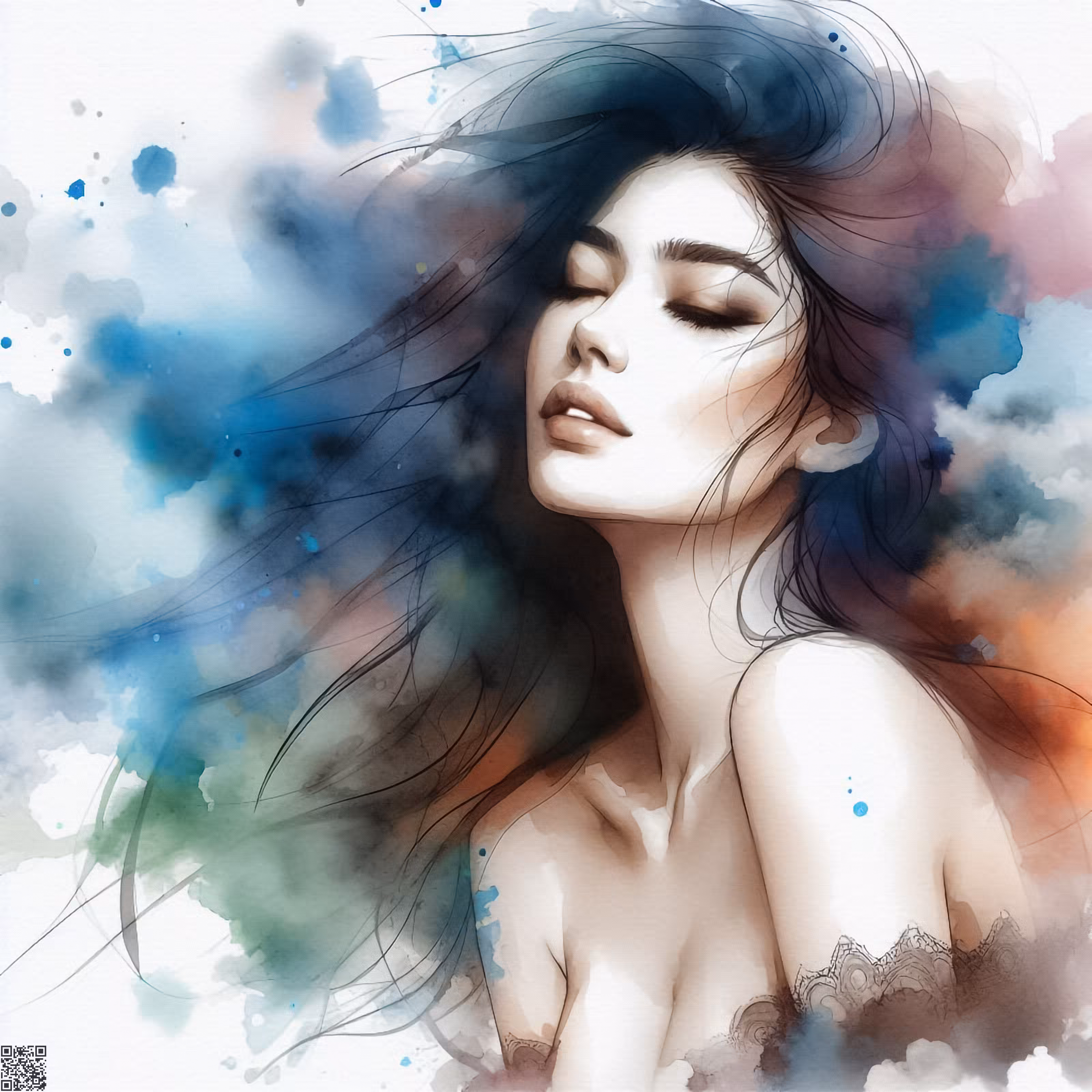 🎨Feminine Beauty in Paint#113