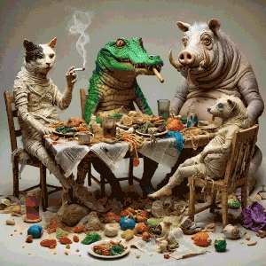 Crazy Animals: Dinner: Animatus