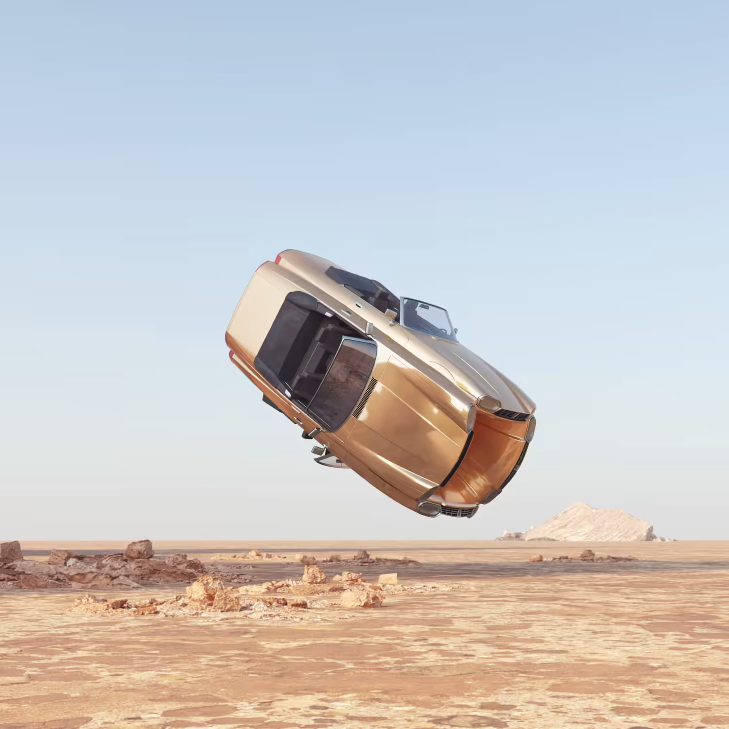 XJS in the desert