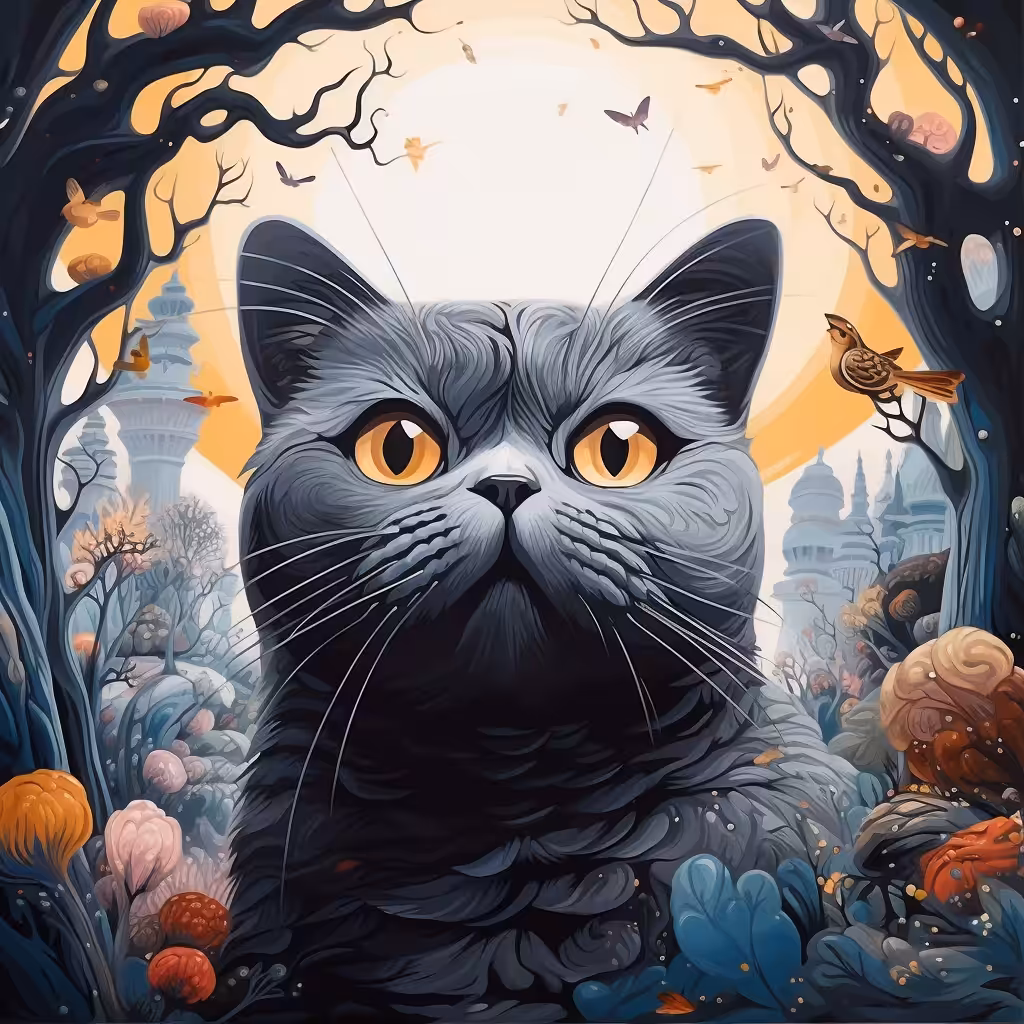The cat from the fairy tale