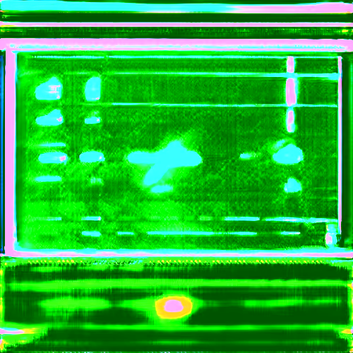Abstract Art Piece #50 (Ai Matrix Painting)