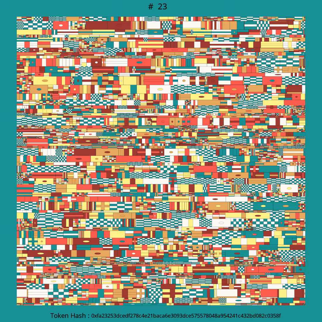 Abstracte Raster:The last piece #23