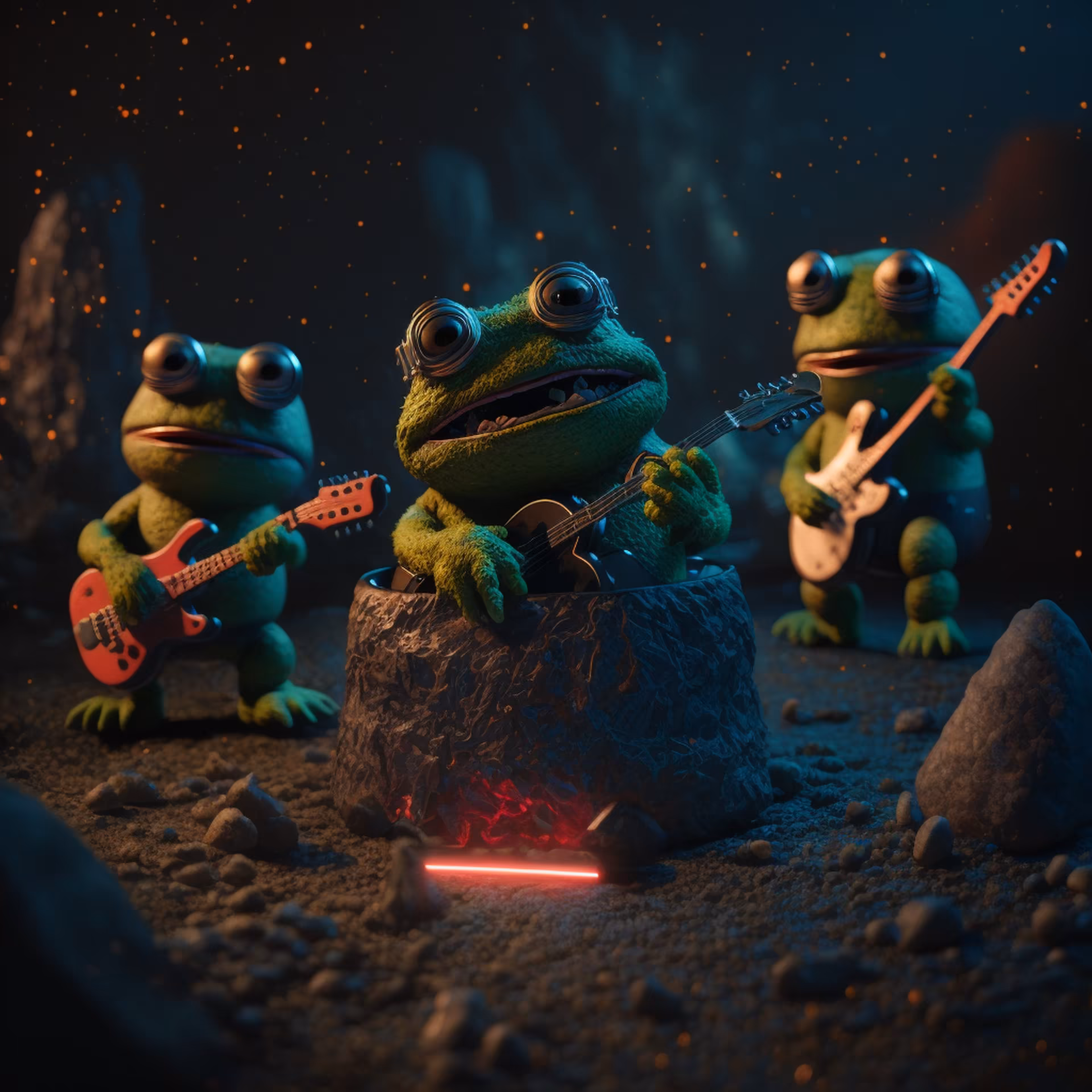 Pepe's World: Pepe rock band