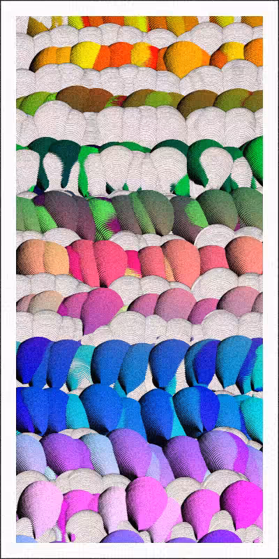 Balloon Field on Clouds #24
