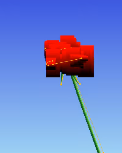 50 digital flowers #7