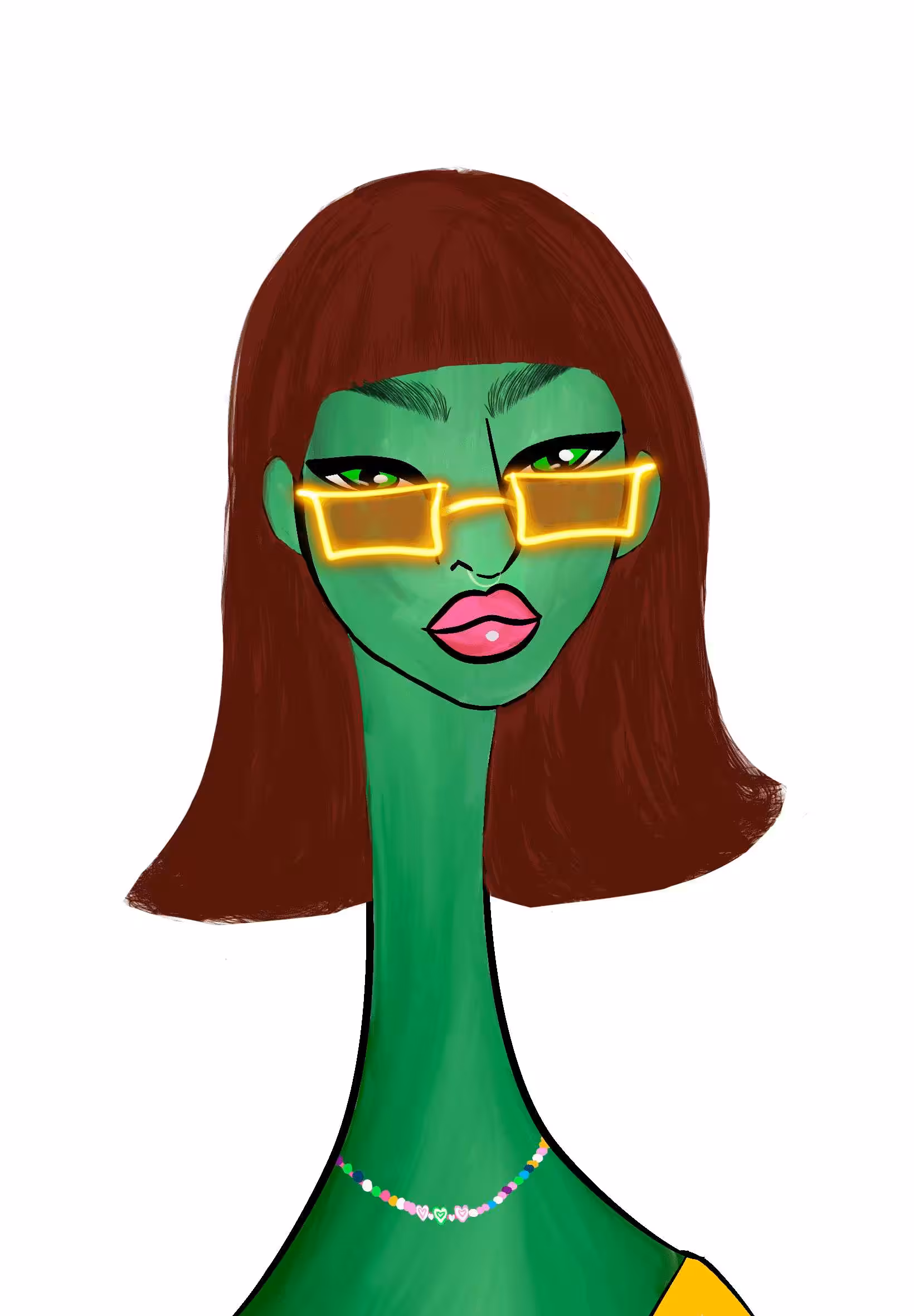 Long Neckie Ladies: Long Neckie Lady #250