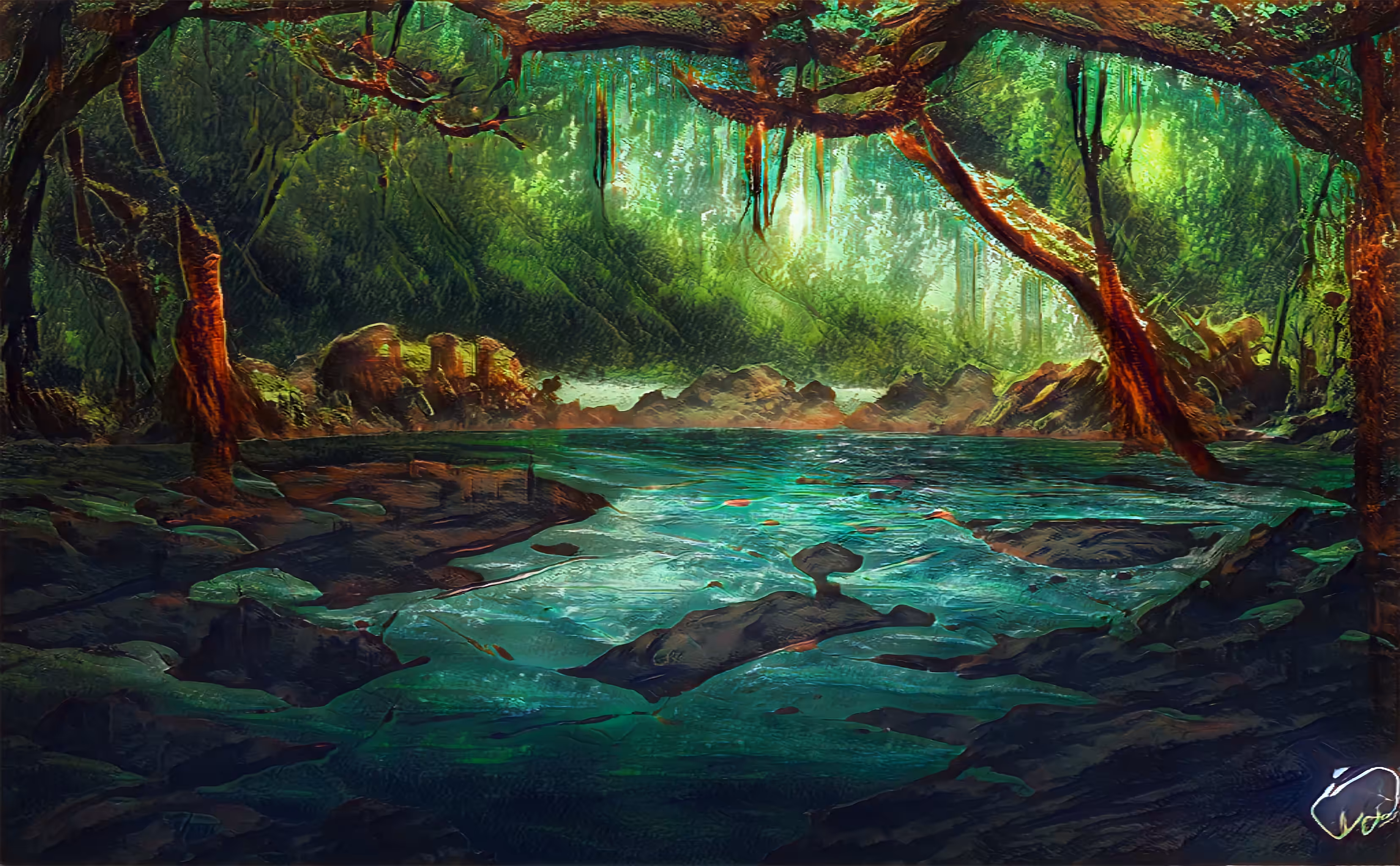 AI Landscapes #00158