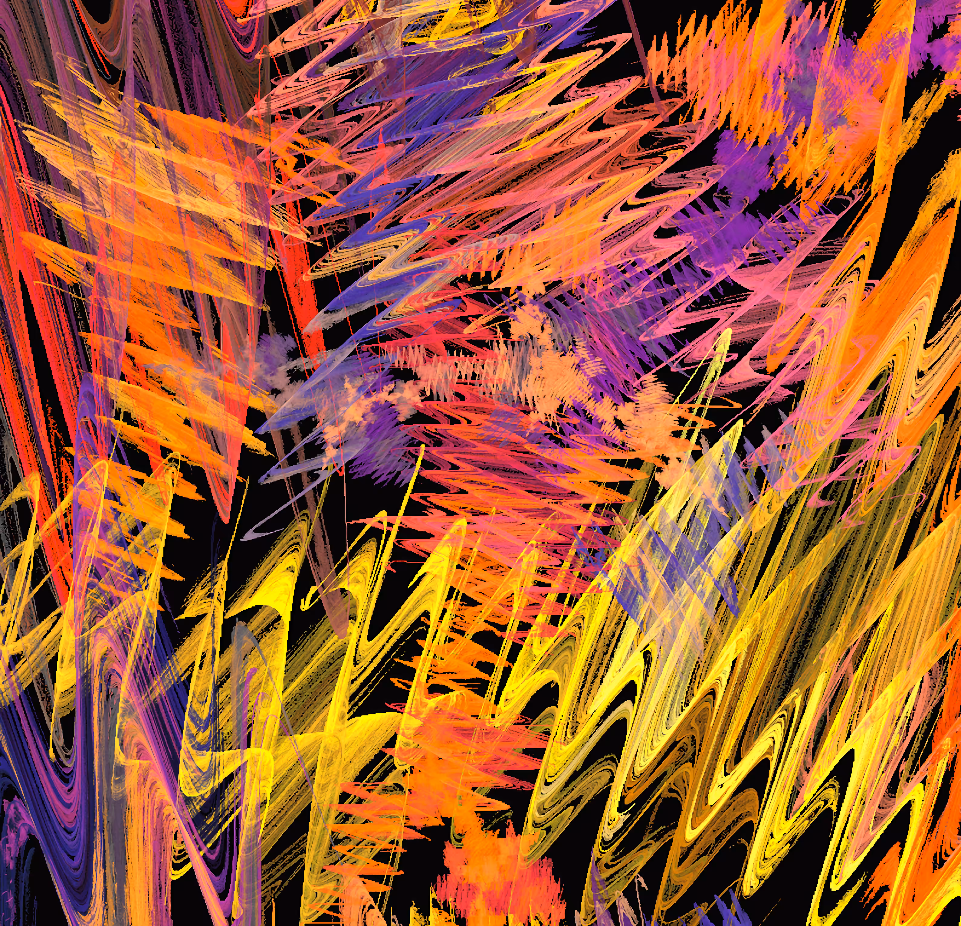Raw Fractal Series - #135 - Fiesta
