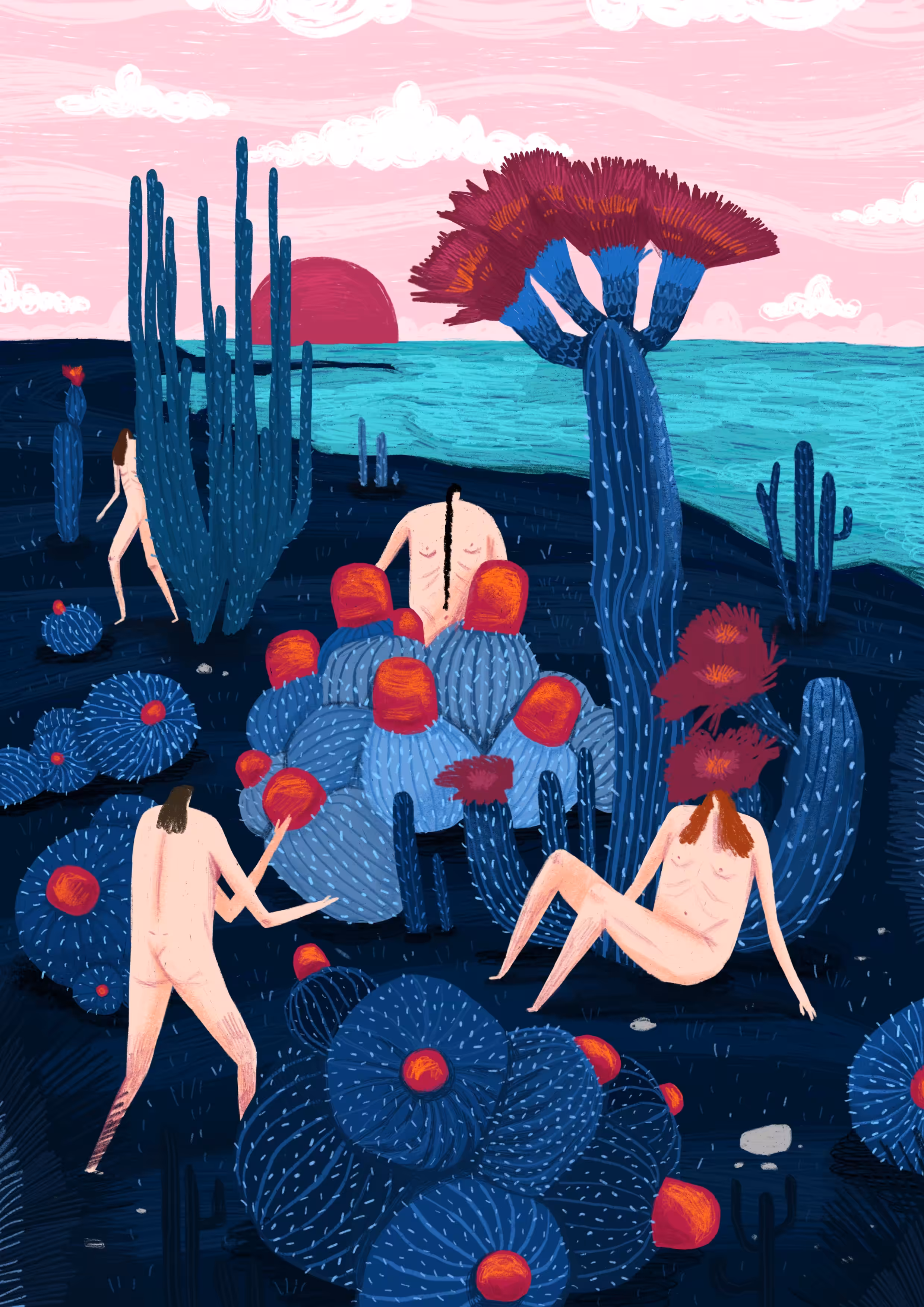 Women in Cactusland.