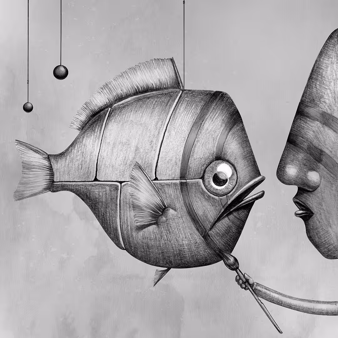 CLOWNFISH grayscale