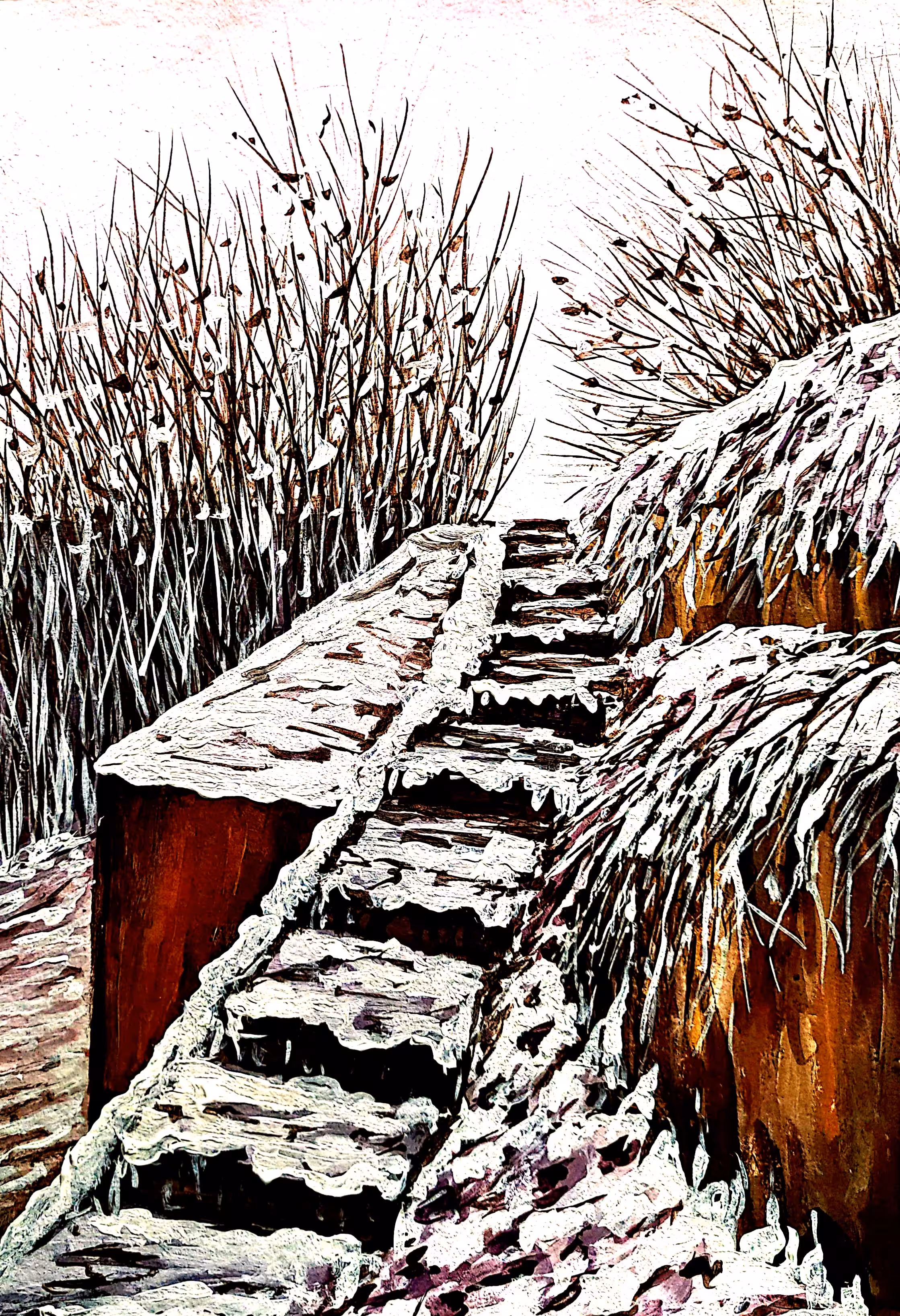 Colorful nature: The Stubborn Path