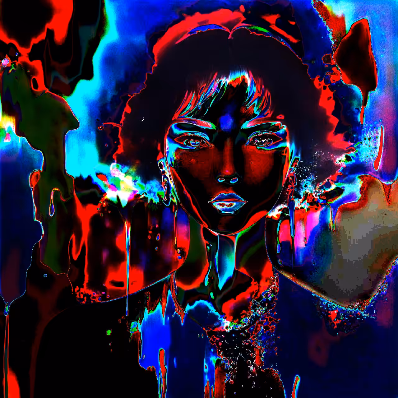 Flame woman