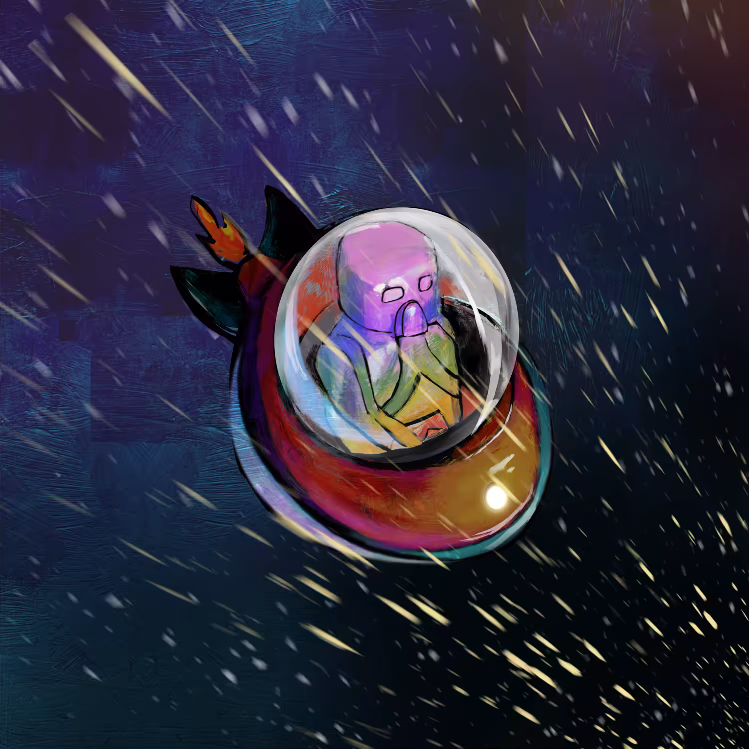 Warp speed Bidding Rainbow Alien