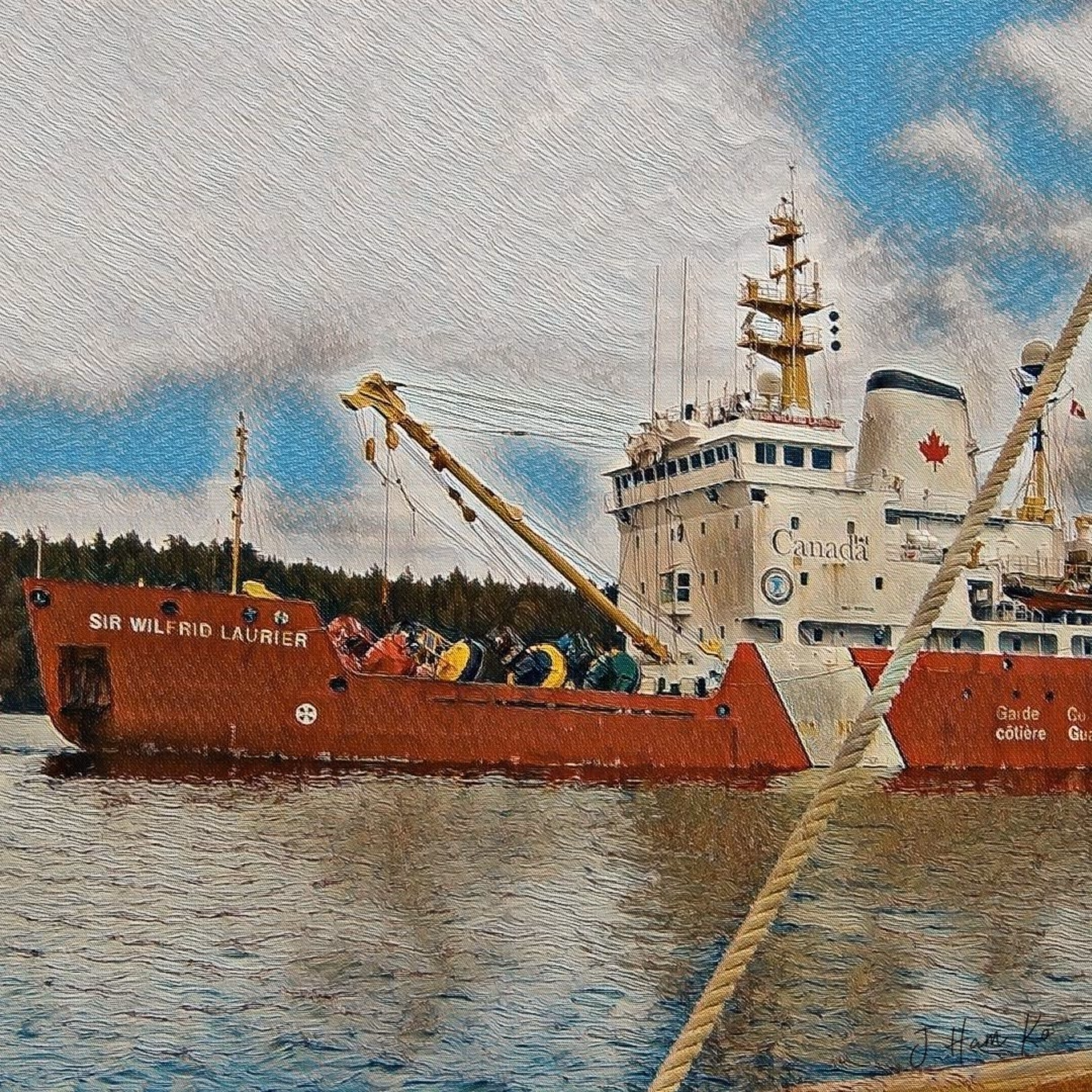 Lights & Lighthouses: CCGS Sir Wilfrid Laurier
