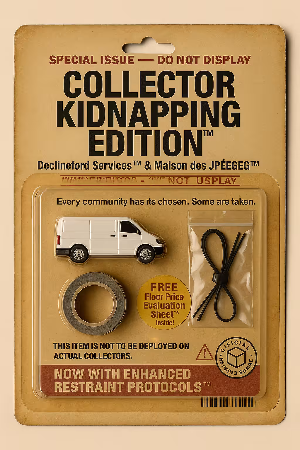 strategies of failure: Collector Kidnapping Edition™