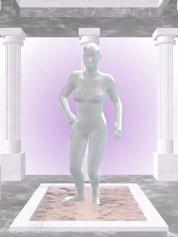 HeavenComputer: The Injured Chronos Chrome Woman #3247