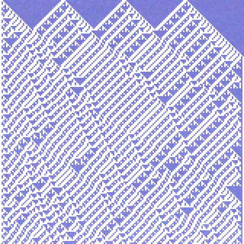 Colored Elementary Cellular Automaton #245