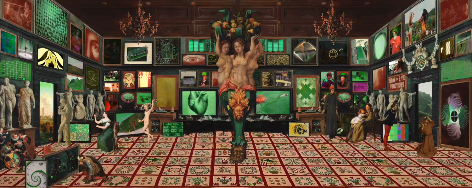 Modern Renaissance Triptych 
