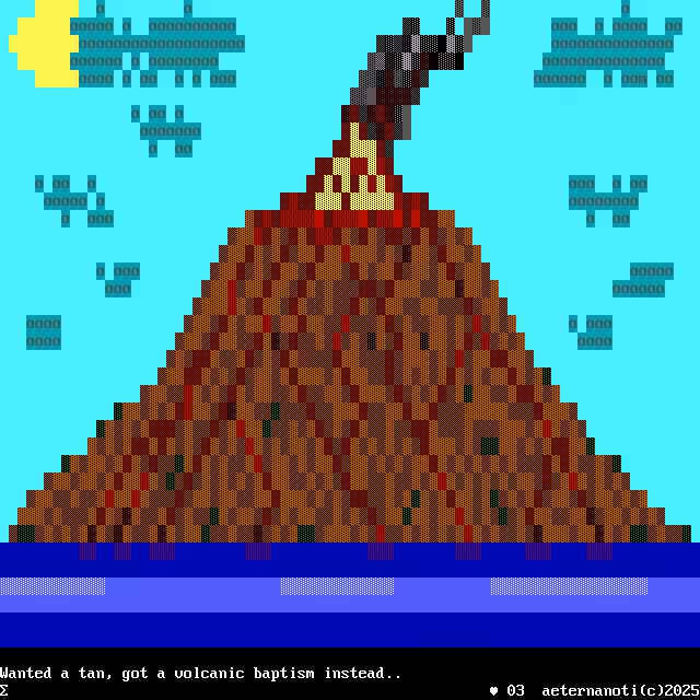 Volcanic Baptism
