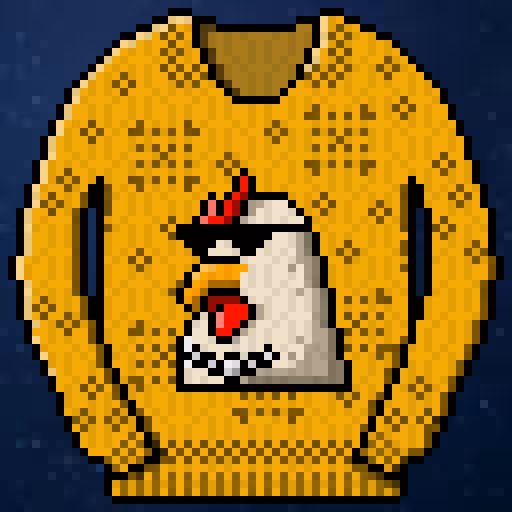 BitKnit Sweaters - #06 Lovely Sophisticated Hen