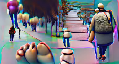 Keep walking around 