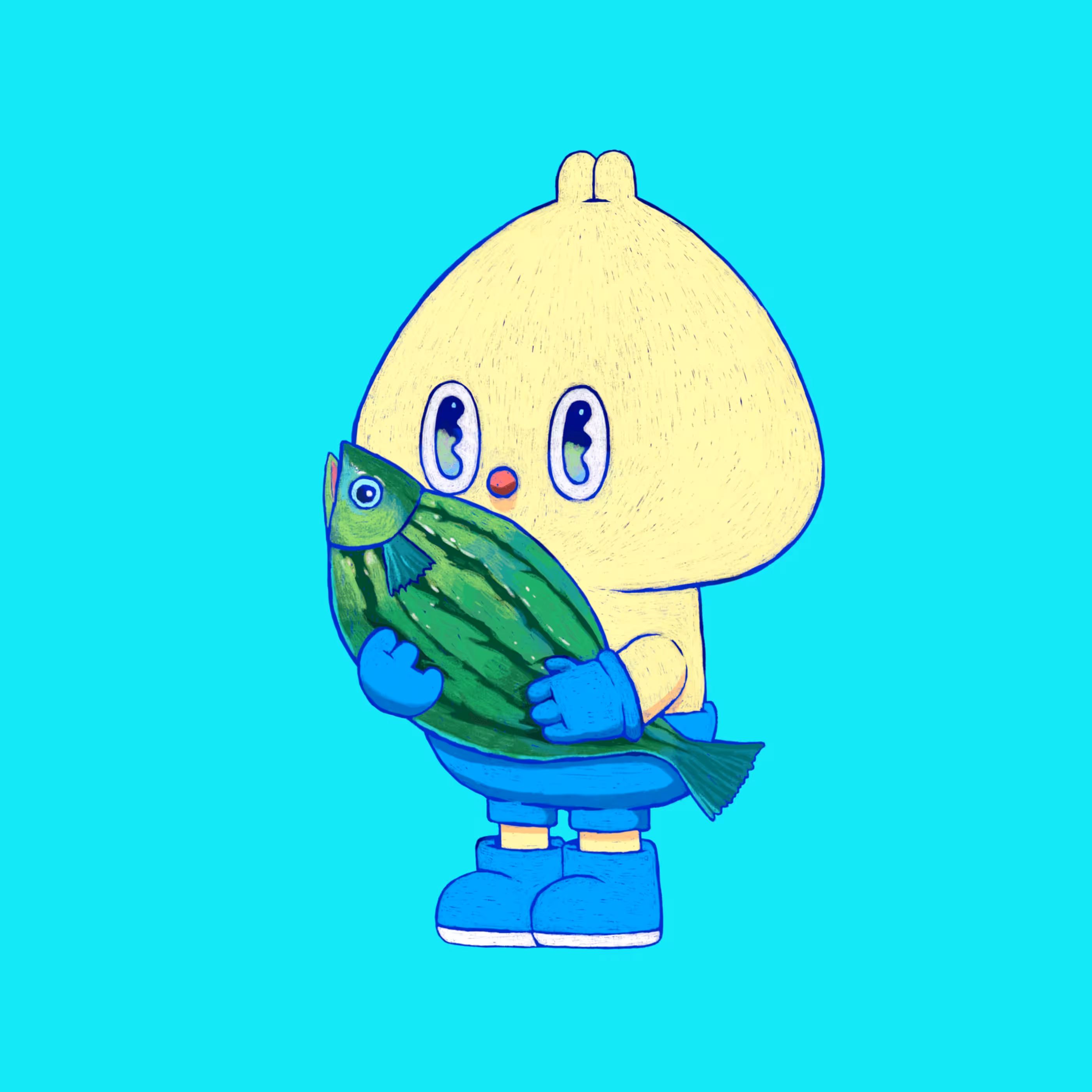 GOTCHA#34 (ฺWATERMELON FISH)