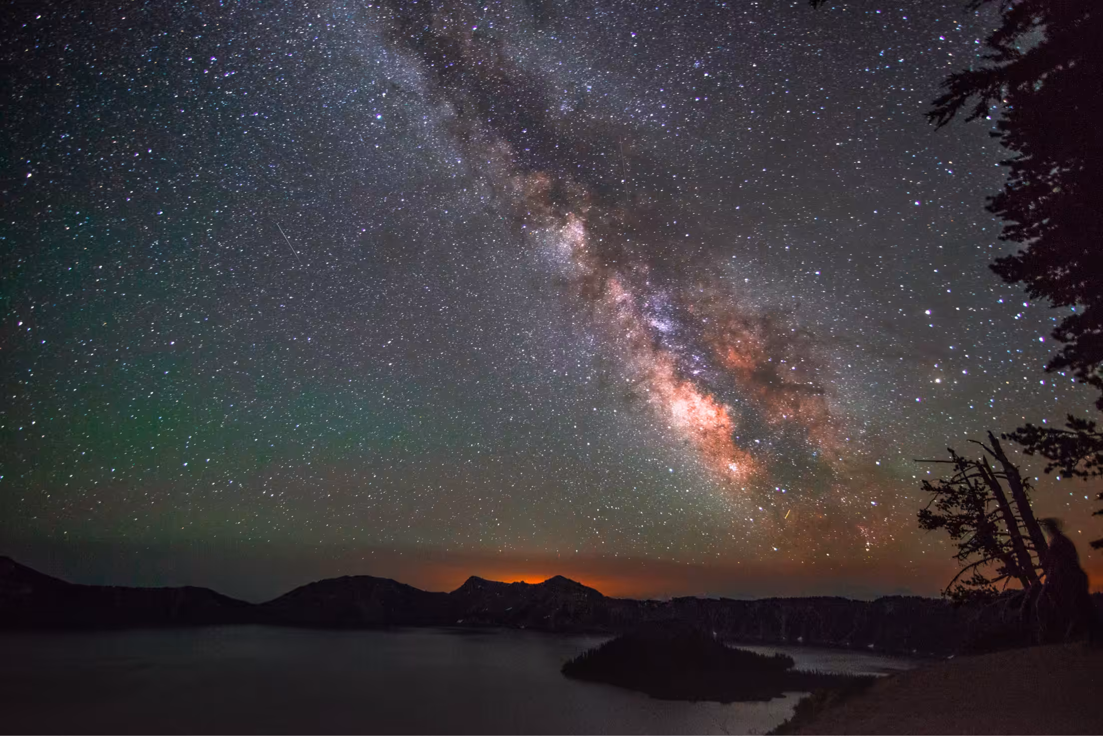 Milky Way x Northern Lights x Crater Lake