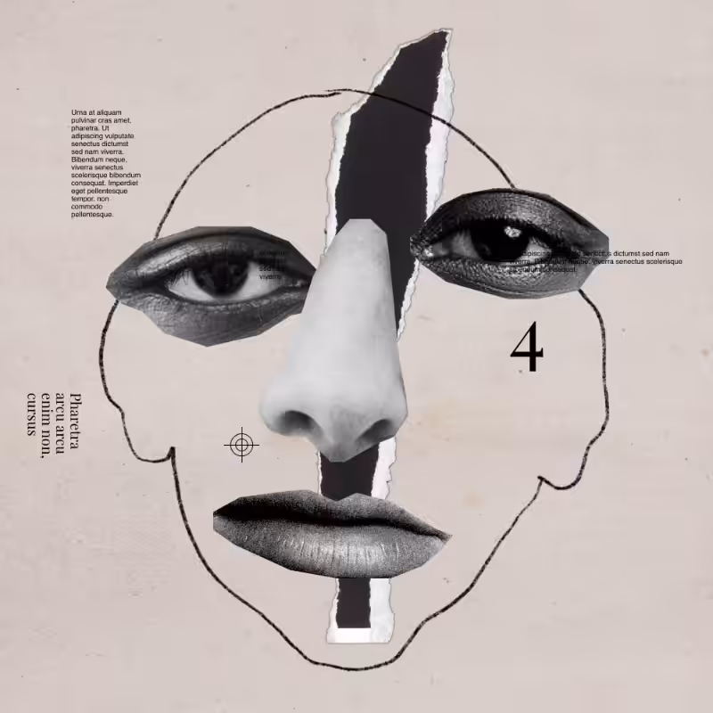 Collage faces #16