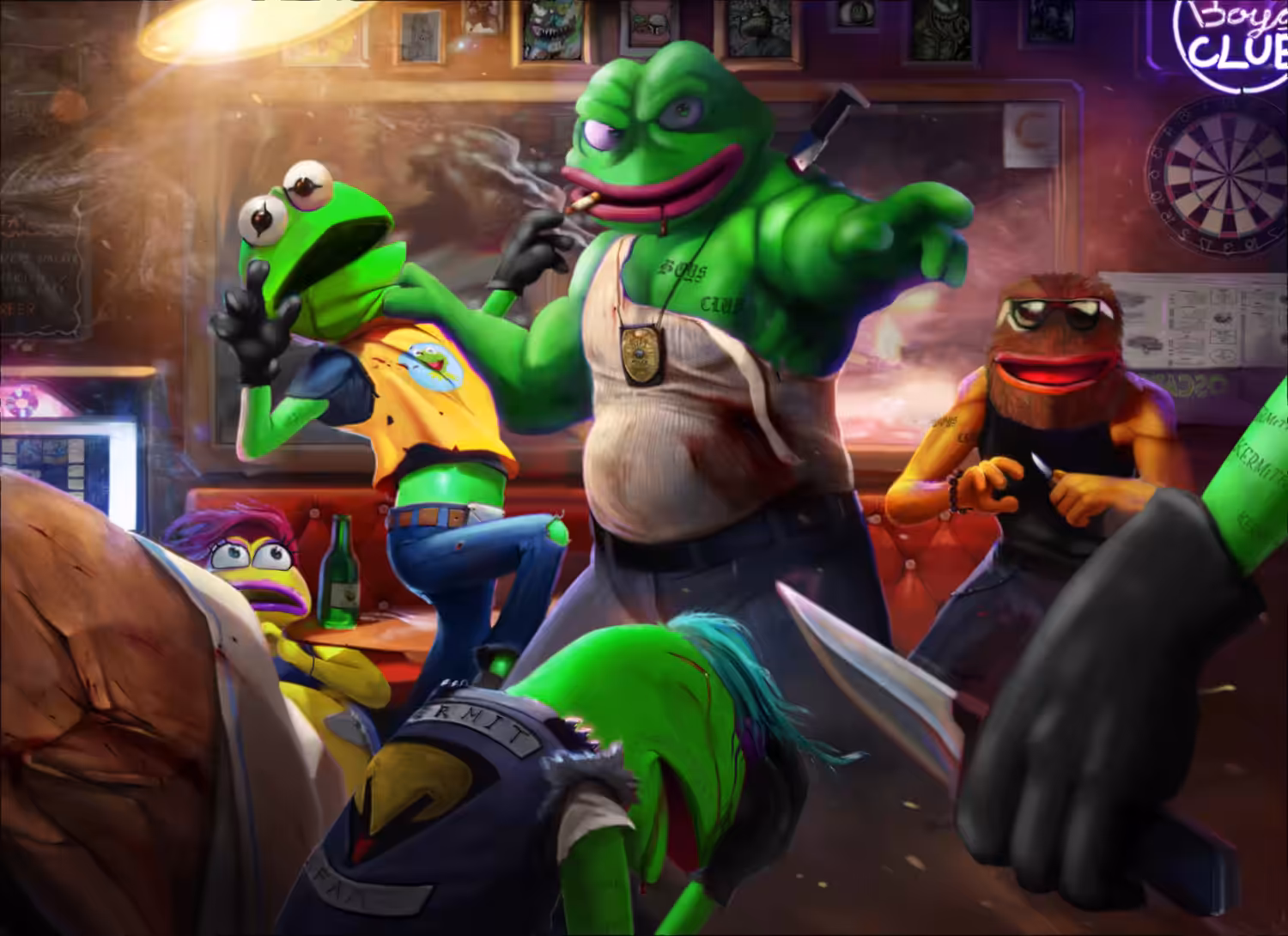 Failed 'Boys Club' raid.
