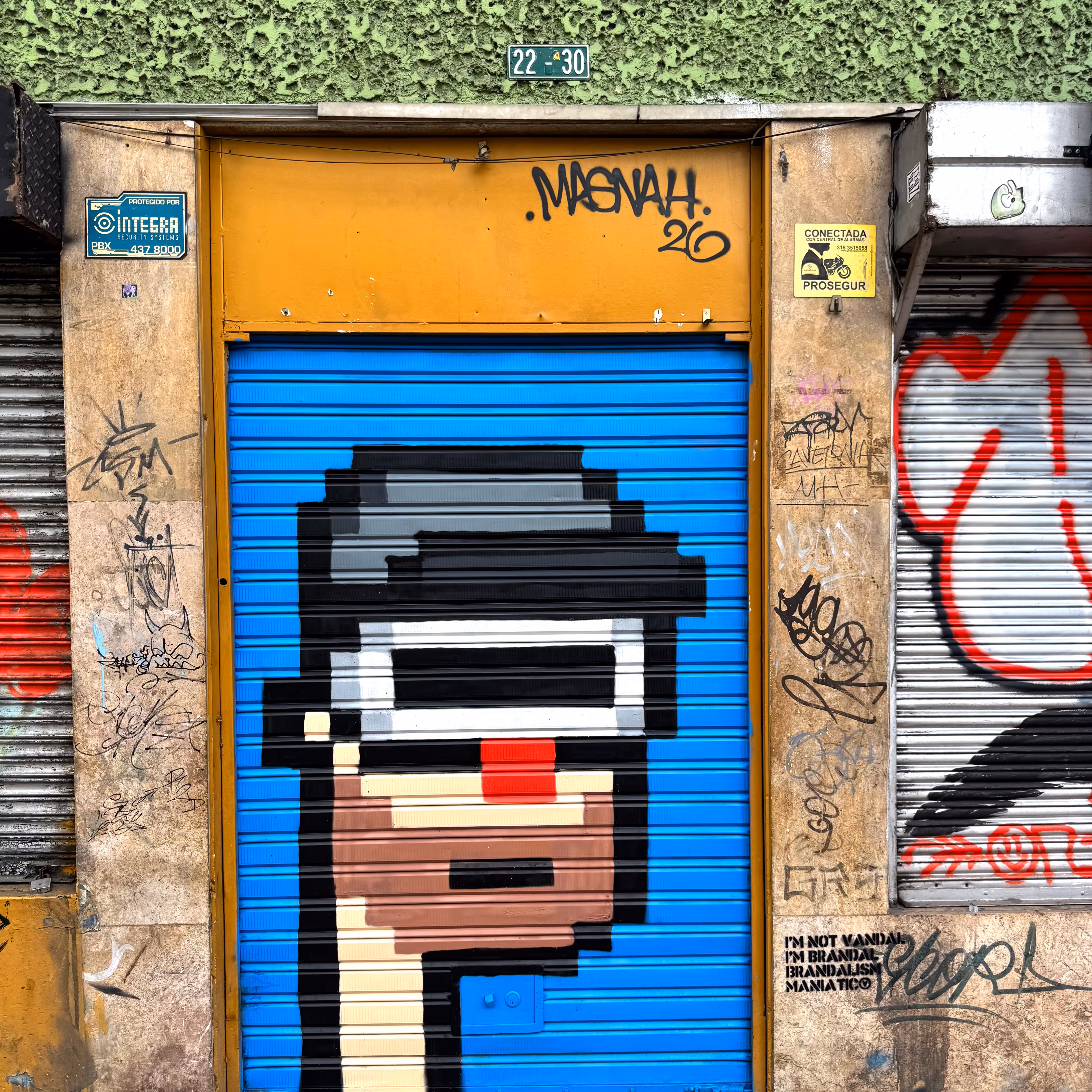 Punk Atlas: Street Works: Cryptopunk #9264, Bogotá