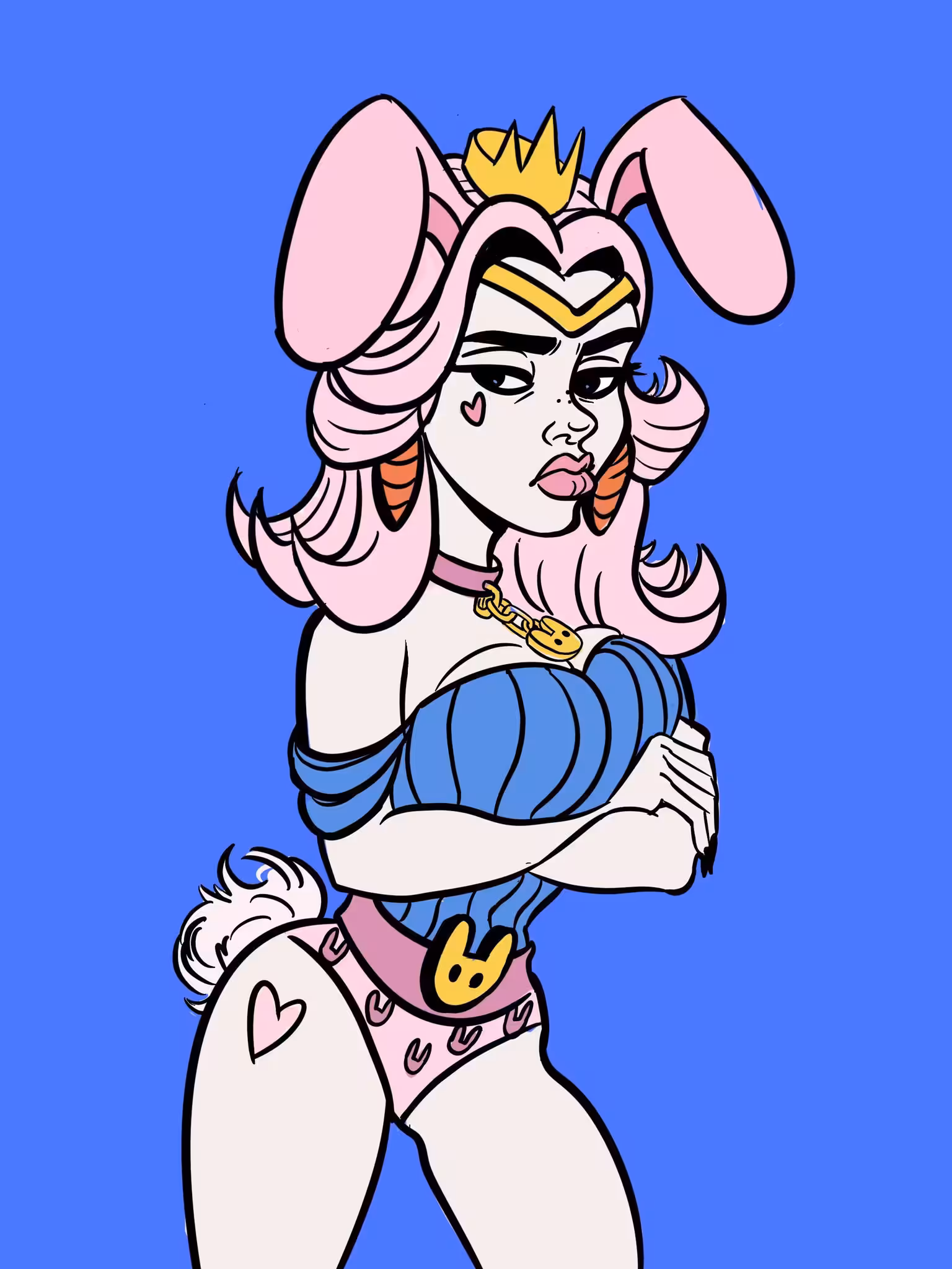 Grumpy Bunny Queen