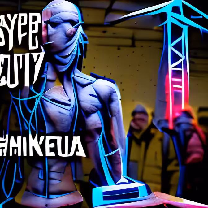 Cyberpunk Sculpture 4