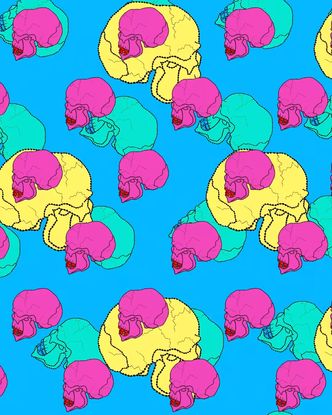 SURFING SKULLS