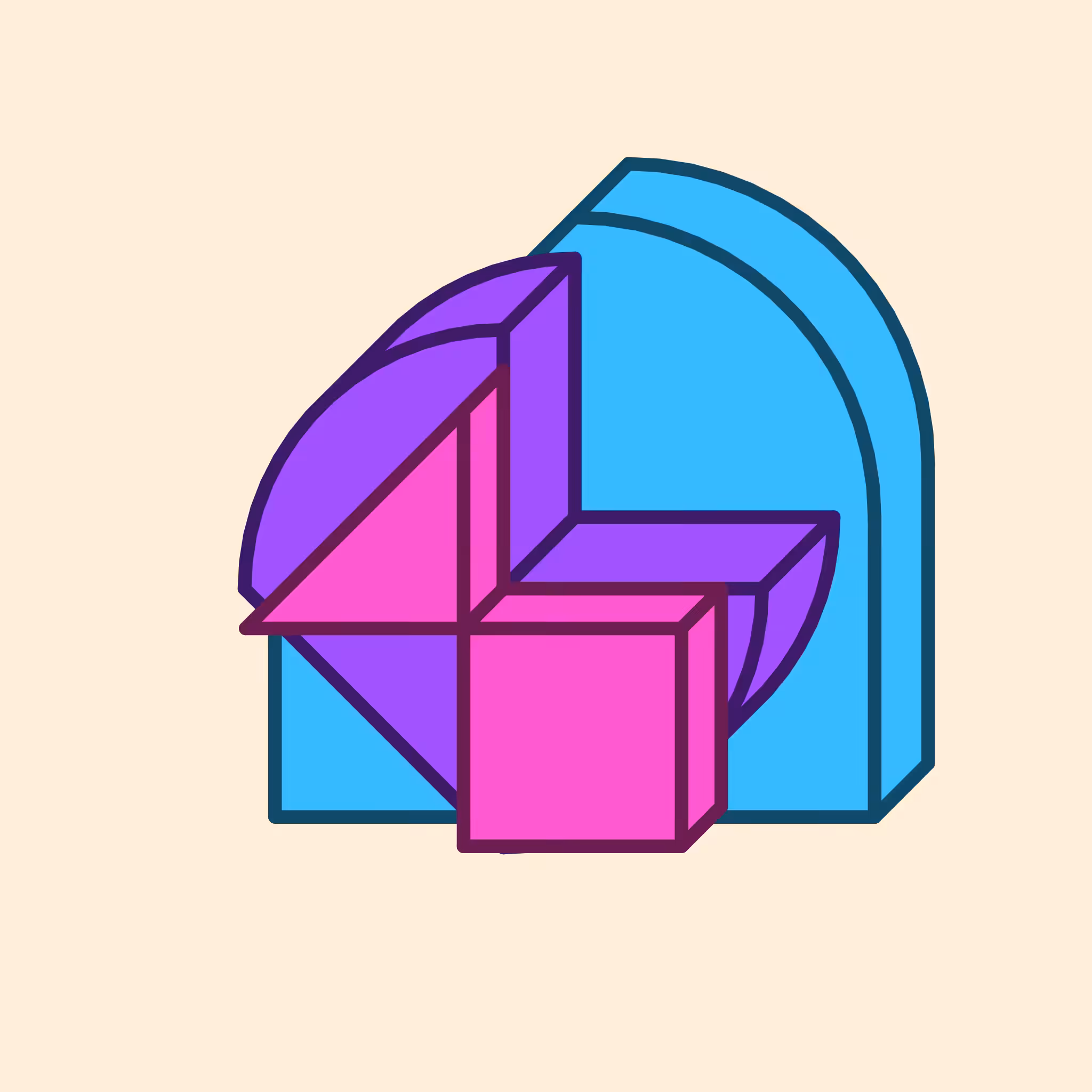 Calm shapes #1896