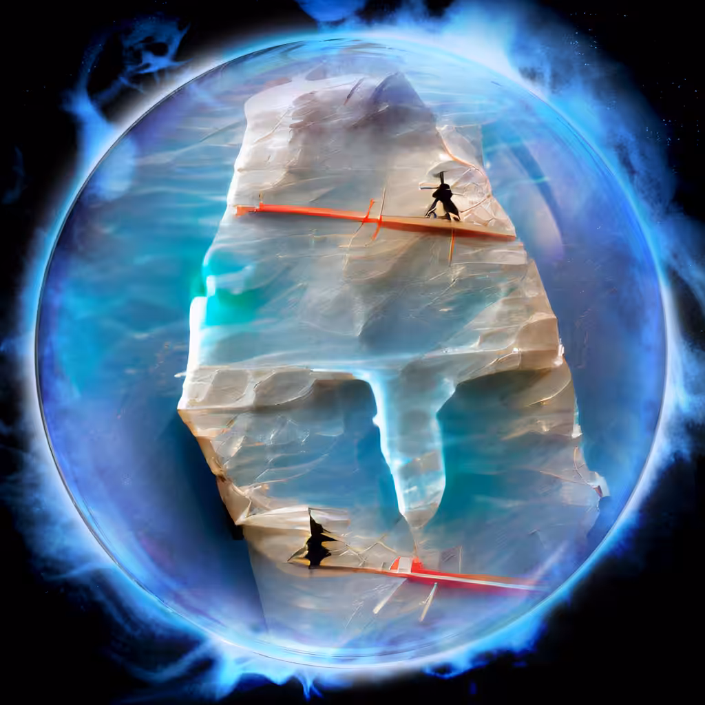Iceberg Skiing