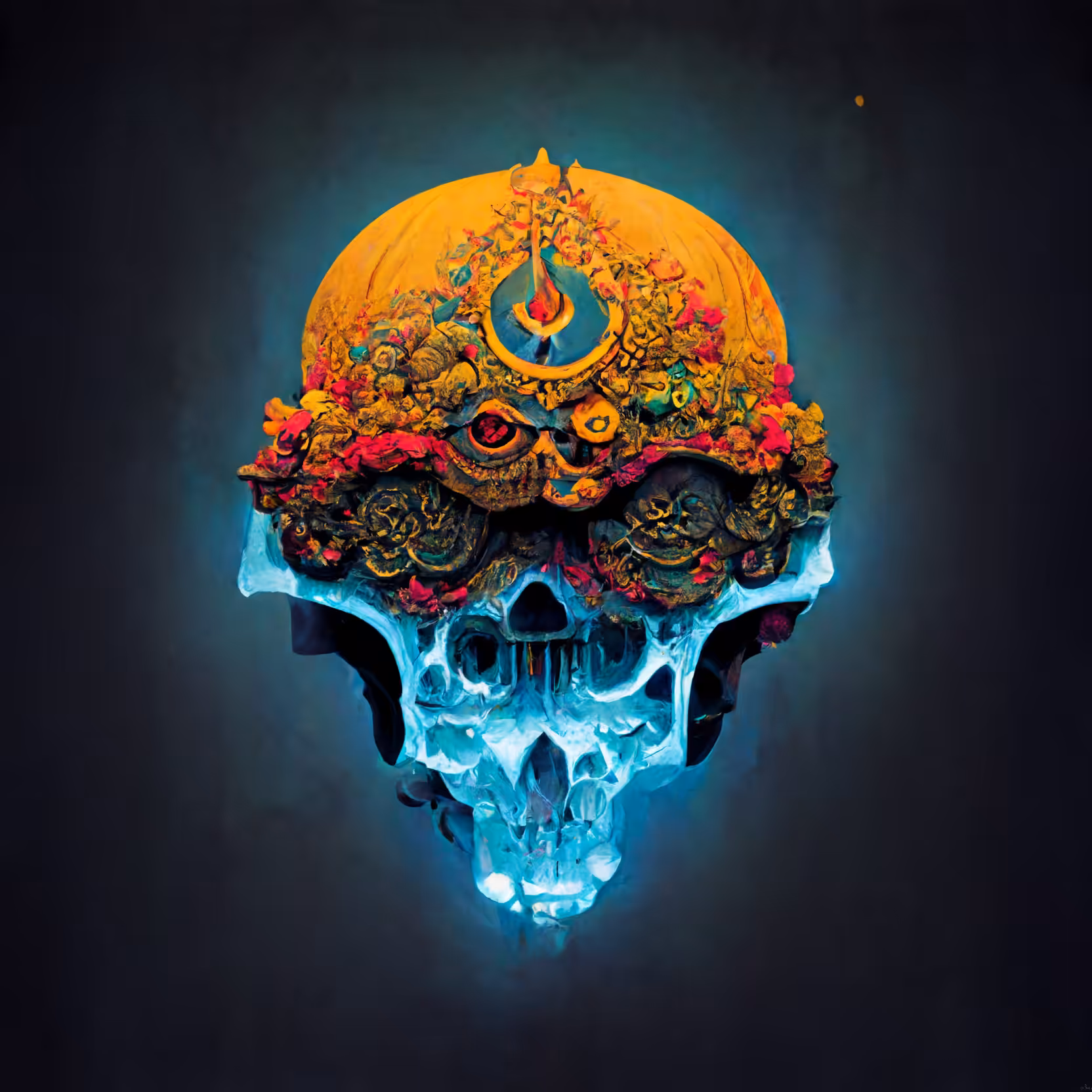 Skull #5 India - Celebrate 75 years of independence